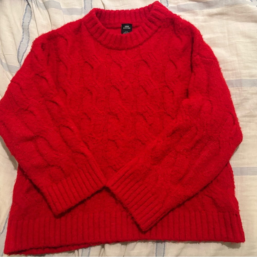 Urban Outfitters Vibrant Red Knit